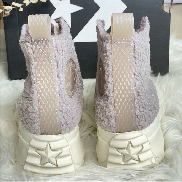 Converse Run Star Hike Sherpa Platform Vapor Mauve PRICE FIRM - Picture 11 of 16